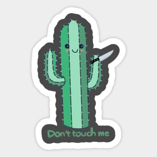 Stabby Cactus Sticker